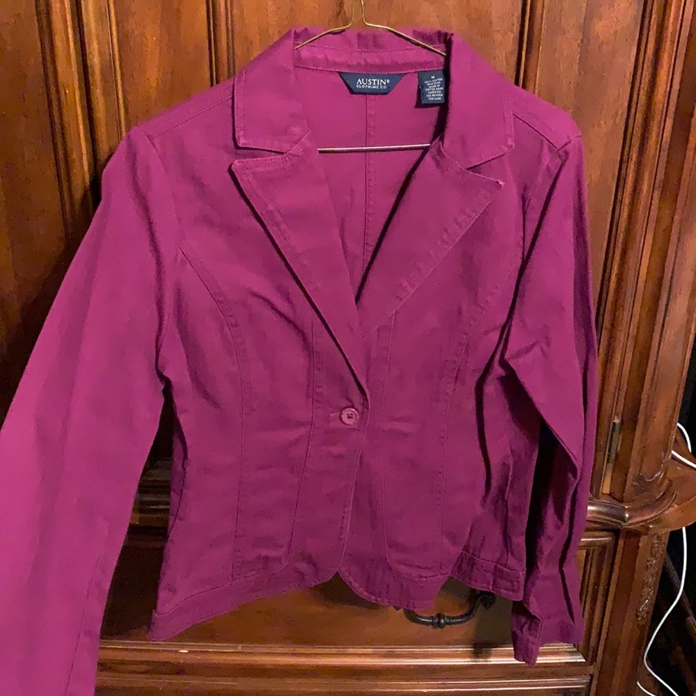 Magenta Jean Jacket